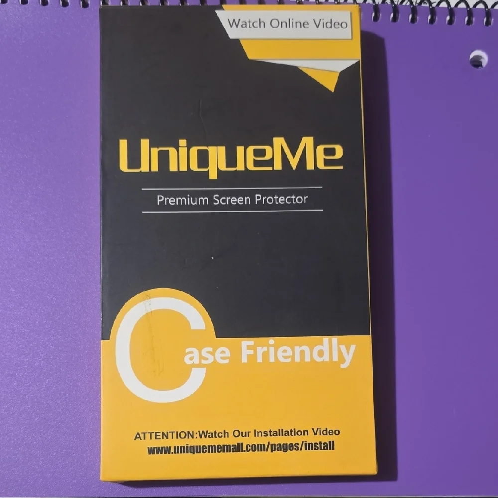 UniqueMe Screen Protector Case Friendly